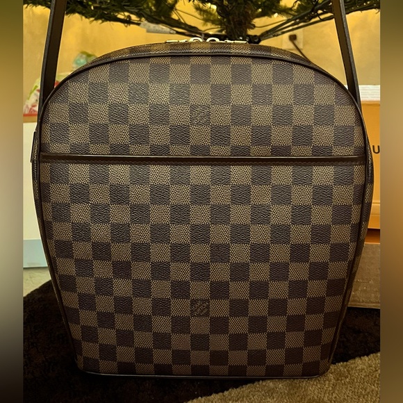 🎉Cyber Monday Price Drop💯Louis Vuitton Damier Ebene Ipanema GM Bag w/LV Dust Bag - Picture 17 of 17